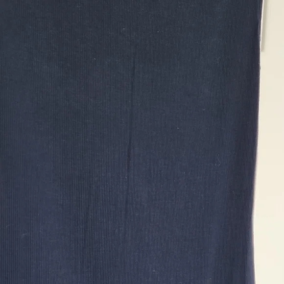 Sleeveless Navy Mock Tank Top - Picture 8 of 8